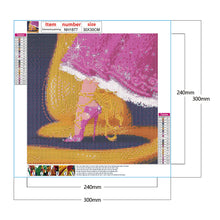 Load image into Gallery viewer, Princess High Heels 30*30CM £¨canvans) Full Round Drill Diamond Painting
