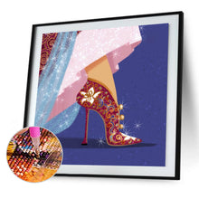 Load image into Gallery viewer, Princess High Heels 30*30CM £¨canvans) Full Round Drill Diamond Painting
