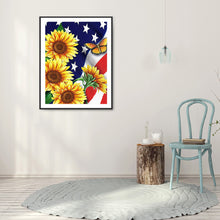 Load image into Gallery viewer, Sunflower Flowers 30*40CM £¨canvans) Full Round Drill Diamond Painting
