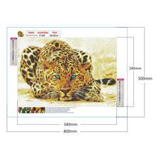 Load image into Gallery viewer, Cheetah 40*30CM £¨canvans) Full Round Drill Diamond Painting
