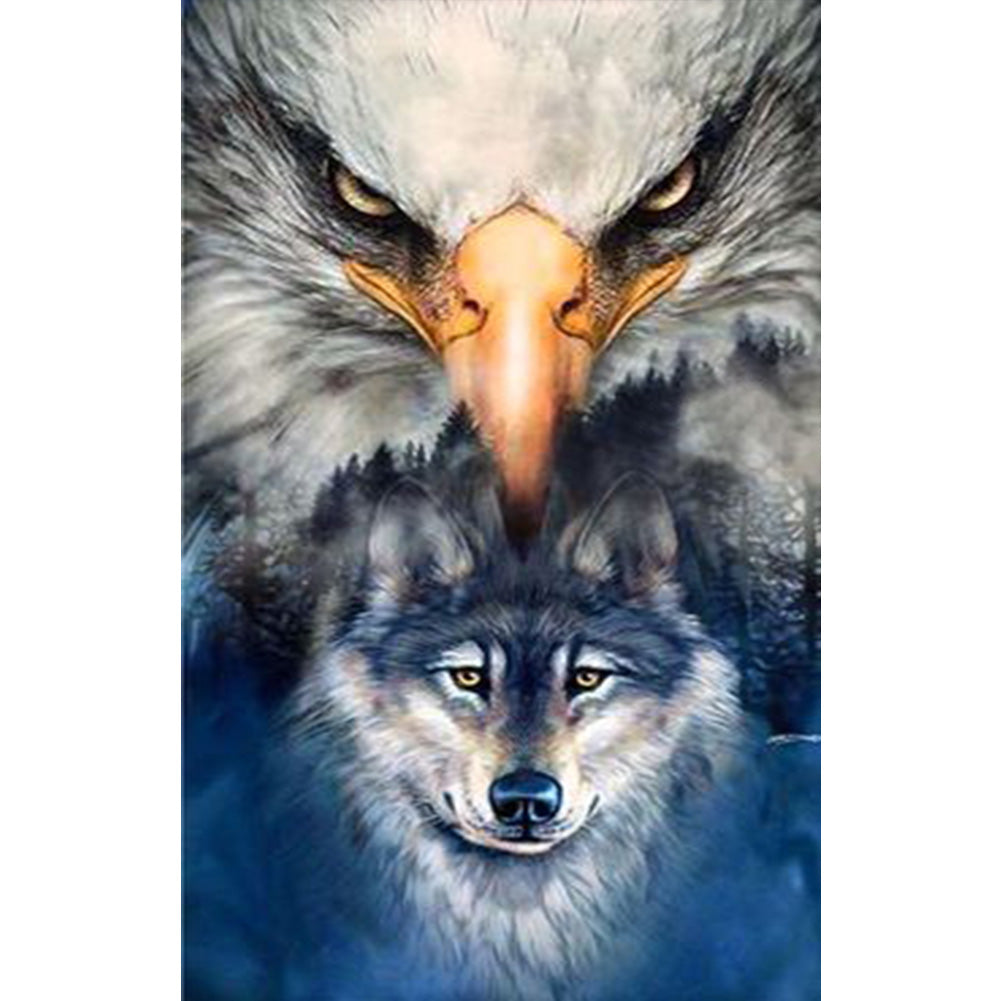 Eagle 40*60CM £¨canvans) Full Round Drill Diamond Painting