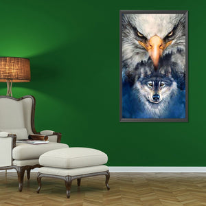 Eagle 40*60CM £¨canvans) Full Round Drill Diamond Painting