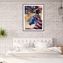 Load image into Gallery viewer, American Eagle 30*40CM £¨canvans) Full Round Drill Diamond Painting
