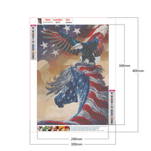 Load image into Gallery viewer, American Eagle 30*40CM £¨canvans) Full Round Drill Diamond Painting
