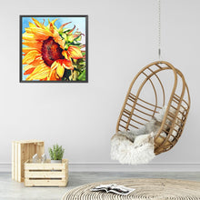 Load image into Gallery viewer, Sunflower Flowers 30*30CM £¨canvans) Full Round Drill Diamond Painting
