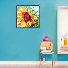 Load image into Gallery viewer, Sunflower Flowers 30*30CM £¨canvans) Full Round Drill Diamond Painting
