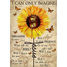 Load image into Gallery viewer, Sunflower Calligraphy 40*60CM £¨canvans) Full Round Drill Diamond Painting
