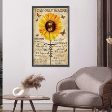 Load image into Gallery viewer, Sunflower Calligraphy 40*60CM £¨canvans) Full Round Drill Diamond Painting
