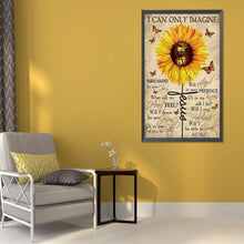 Load image into Gallery viewer, Sunflower Calligraphy 40*60CM £¨canvans) Full Round Drill Diamond Painting
