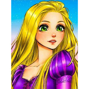 Disney Princess 30*40CM £¨canvans) Full Round Drill Diamond Painting