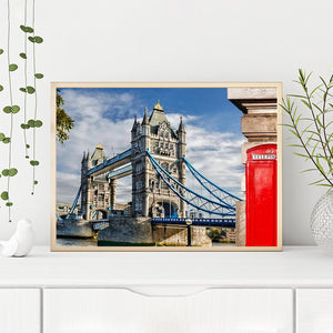 Seaside Bridge 40*30CM £¨canvans) Full Square Drill Diamond Painting