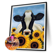 Load image into Gallery viewer, Sunflower Cow 30*40CM £¨canvans) Full Round Drill Diamond Painting
