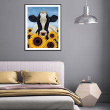 Load image into Gallery viewer, Sunflower Cow 30*40CM £¨canvans) Full Round Drill Diamond Painting
