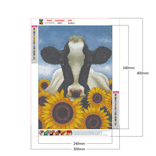 Load image into Gallery viewer, Sunflower Cow 30*40CM £¨canvans) Full Round Drill Diamond Painting
