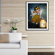 Load image into Gallery viewer, Bee Doll 30*40CM £¨canvans) Full Round Drill Diamond Painting
