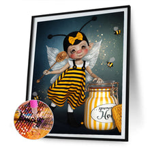 Load image into Gallery viewer, Bee Doll 30*40CM £¨canvans) Full Round Drill Diamond Painting
