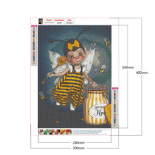 Load image into Gallery viewer, Bee Doll 30*40CM £¨canvans) Full Round Drill Diamond Painting
