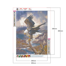 Load image into Gallery viewer, Eagle 30*40CM £¨canvans) Full Round Drill Diamond Painting
