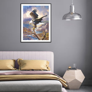 Eagle 30*40CM £¨canvans) Full Round Drill Diamond Painting