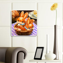 Load image into Gallery viewer, Cute Rabbit 30*30CM £¨canvans) Full Round Drill Diamond Painting
