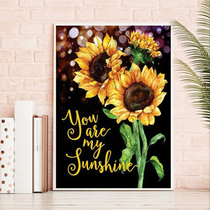 Sunflower 30*40CM £¨canvans) Full Round Drill Diamond Painting