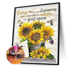 Load image into Gallery viewer, Sunflower 30*40CM £¨canvans) Full Round Drill Diamond Painting
