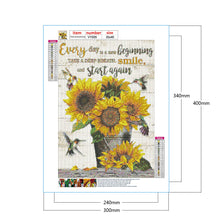 Load image into Gallery viewer, Sunflower 30*40CM £¨canvans) Full Round Drill Diamond Painting
