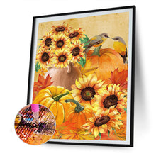 Load image into Gallery viewer, Pumpkin Sunflower 30*40CM £¨canvans) Full Round Drill Diamond Painting
