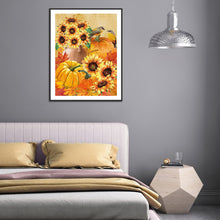 Load image into Gallery viewer, Pumpkin Sunflower 30*40CM £¨canvans) Full Round Drill Diamond Painting
