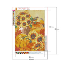 Load image into Gallery viewer, Pumpkin Sunflower 30*40CM £¨canvans) Full Round Drill Diamond Painting
