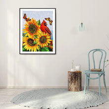 Load image into Gallery viewer, Sunflower Bird 30*40CM £¨canvans) Full Round Drill Diamond Painting
