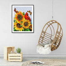 Load image into Gallery viewer, Sunflower Bird 30*40CM £¨canvans) Full Round Drill Diamond Painting
