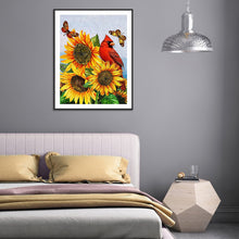 Load image into Gallery viewer, Sunflower Bird 30*40CM £¨canvans) Full Round Drill Diamond Painting
