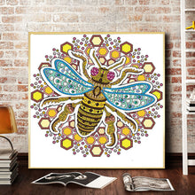 Load image into Gallery viewer, Bee 30*30CM (canvans) Partial Special-Shaped Drill Diamond Painting
