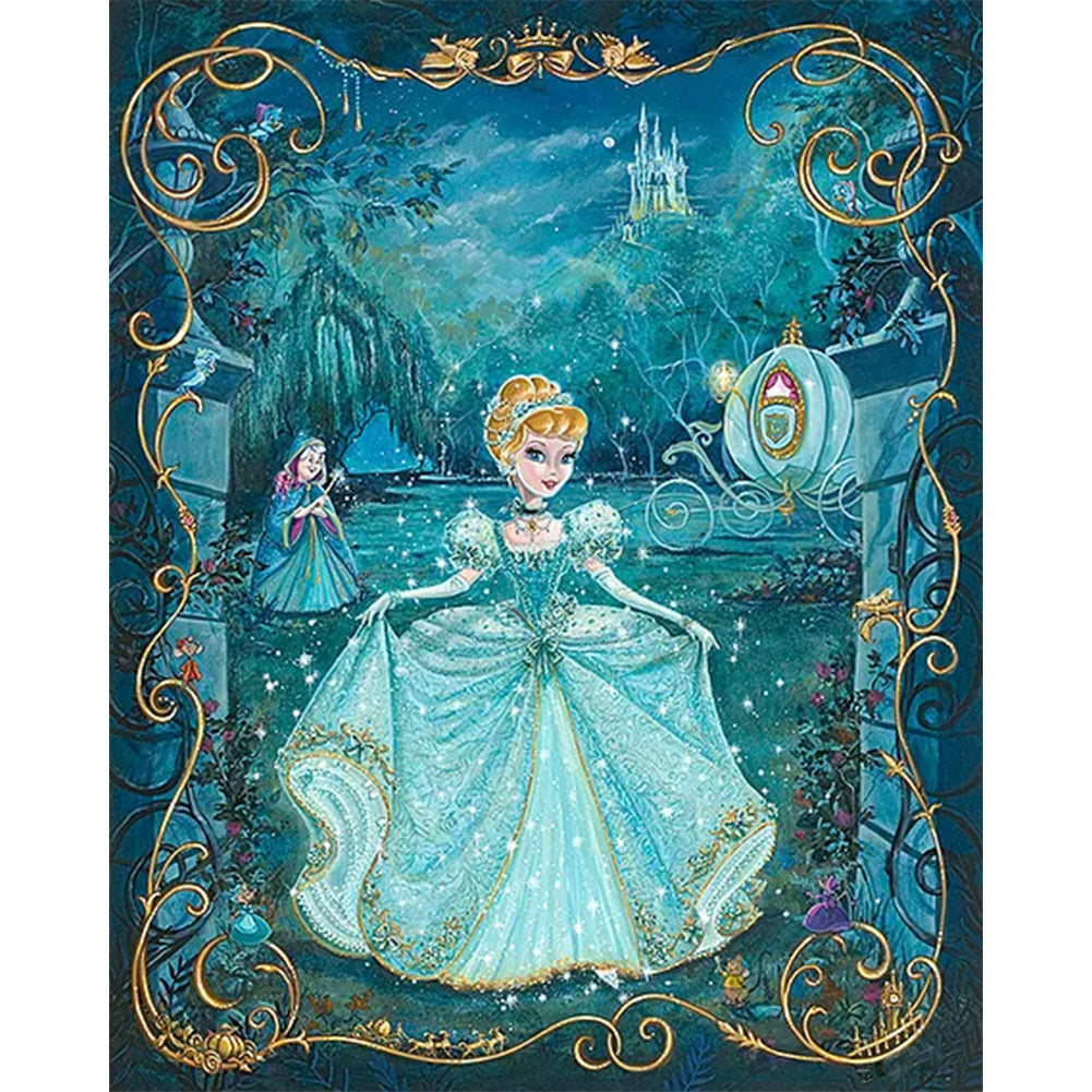 Princess 50*60CM (canvans) Full Round Drill Diamond Painting