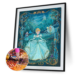 Princess 50*60CM (canvans) Full Round Drill Diamond Painting