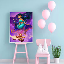 Load image into Gallery viewer, Disney Princess Jasmine 40*50CM (canvans) Full Round Drill Diamond Painting
