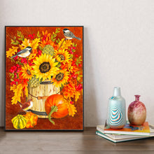 Load image into Gallery viewer, Sunflower Pumpkin 35*45CM (canvans) Full Square Drill Diamond Painting
