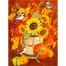 Load image into Gallery viewer, Sunflower Pumpkin 35*45CM (canvans) Full Square Drill Diamond Painting
