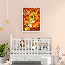 Load image into Gallery viewer, Sunflower Pumpkin 35*45CM (canvans) Full Square Drill Diamond Painting
