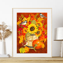 Load image into Gallery viewer, Sunflower Pumpkin 35*45CM (canvans) Full Square Drill Diamond Painting
