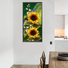 Load image into Gallery viewer, Sunflower 40*80CM (canvans) Full Round Drill Diamond Painting
