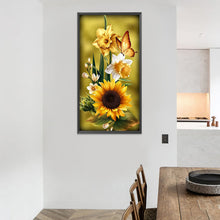 Load image into Gallery viewer, Sunflower 45*85CM (canvans) Full Square Drill Diamond Painting
