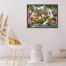 Load image into Gallery viewer, Cats And Dogs 50*40CM (canvans) Full Round Drill Diamond Painting
