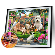 Load image into Gallery viewer, Cats And Dogs 50*40CM (canvans) Full Round Drill Diamond Painting

