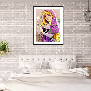 Disney Princess 40*50CM (canvans) Full Round Drill Diamond Painting