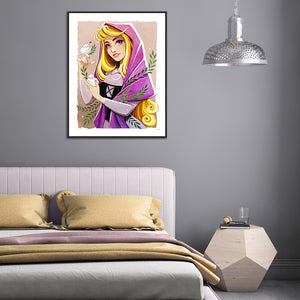 Disney Princess 40*50CM (canvans) Full Round Drill Diamond Painting