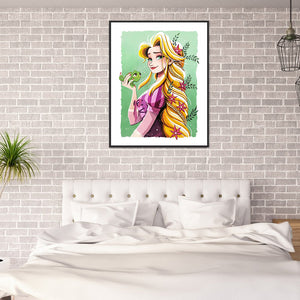 Disney Princess 40*50CM (canvans) Full Round Drill Diamond Painting