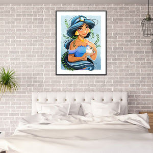 Disney Princess 40*50CM (canvans) Full Round Drill Diamond Painting