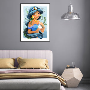 Disney Princess 40*50CM (canvans) Full Round Drill Diamond Painting